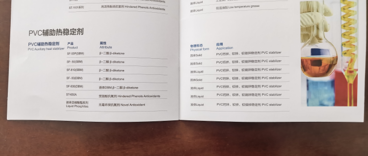 橡胶稳定剂系列PVC辅助热稳定剂